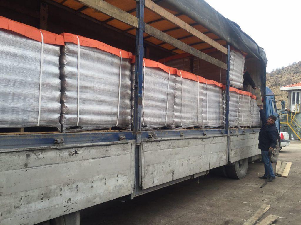 Gilsonite Powder Palletized and shrinked 850 kg