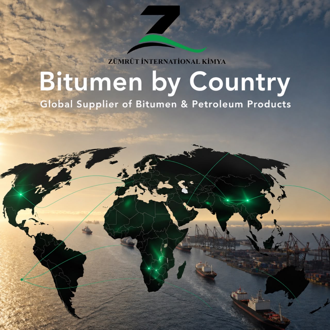 Bitumen price by country - CFR rates, grades and conformity requirements for 45+ export markets